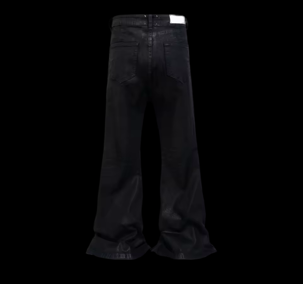 BLACK FLARED JEANS